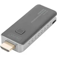 Abbildung von DIGITUS Click &amp; Present Mini HDMI Transmitter Für Kabelloses Präsentationssystem Kein Treiber erforderlich Schwarz
