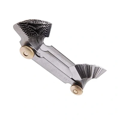Abbildung von BGS 3069 Doppel Gewindeschablone, 52 Blatt metrisch 0,25 6,0 mm, Whitworth 4G 62G
