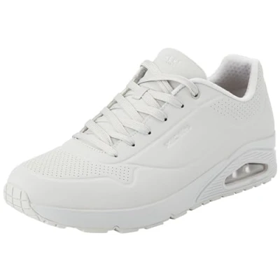 Abbildung von Skechers Herren UNO Stand on Air Sneaker, Steingraues Durabuck Mesh, 39 EU