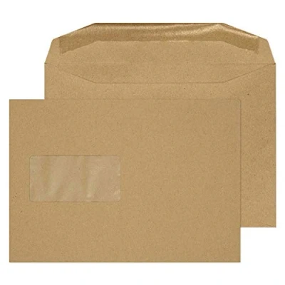 Abbildung von Blake Purely Everyday 1002 Kuvertierhüllen Briefumschläge Naßklebung Mit Fenster Manille C5 162 x 229 mm 80 g/m² 500 Stück