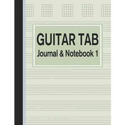 Abbildung von Guitar Tab Journal &amp; Notebook 1: Tablature for Manuscript Green (Blank Music Paper, Band 1)