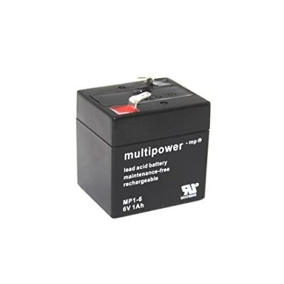 Abbildung von Akku kompatibel SJ6V1Ah 6V 1Ah AGM Blei Batterie wiederaufladbar wartungsfrei