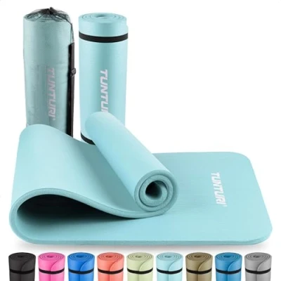 Abbildung von Gymnastikmatte Fitnessmatte extra dick Rutschfest Yogamatte 1.5 cm