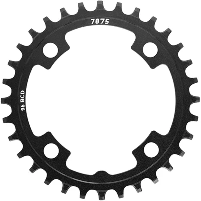 Abbildung von SunRace Kettenblätter CRMX0T Narrow Wide 1x11fach 30Z BCD96 Alu Farbe Schwarz