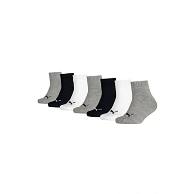 Abbildung von Puma Socken 882 grey white black für Kinder, Größe: 31 34,