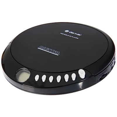 Abbildung von Denver DM 24 Portabler CD Player inkl. Kopfhörer