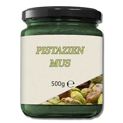 Abbildung von Mynatura Pistazienmus I Pistazie Mus Backen Aufstrich Topping Vegan Brotaufstrich Snack Nussmus Im Glas (2x 500g)