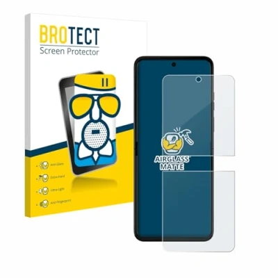 Abbildung von BROTECT Entspiegelungs Schutzglas für Motorola Razr 50 Ultra Schutz Folie Panzerfolie Glas Matt [Extrem Kratzfest 9H, Anti Reflex, Fingerprint]