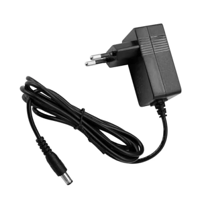 Abbildung von OcioDual Netzteil 12V 1A, DC Anschluss 5,5 x 2,5 mm, Scwarz, EU 2 Poliger Stecker, Wandnetzteil, AC Power Supply, Stromversorgung, Ladegerät, Netzadapter, Trafo für Lichtleisten