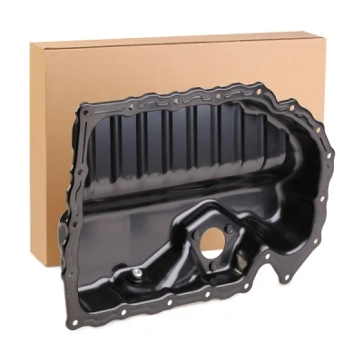 Abbildung von METZGER 7990035 Ölwanne mit Ölablassschraube Bohrung für Ölstandsensor, ohne Ölwannendichtung Stahlblech VOLKSWAGEN: GOLF 6, Passat B6 Variant