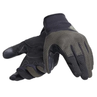 Abbildung von Dainese Torino Gloves, Herren Textil Motorrad Handschuhe mit Knöchelschutz, Touchscreen Kompatibilität, für Männer S, Schwarz/Weinblatt