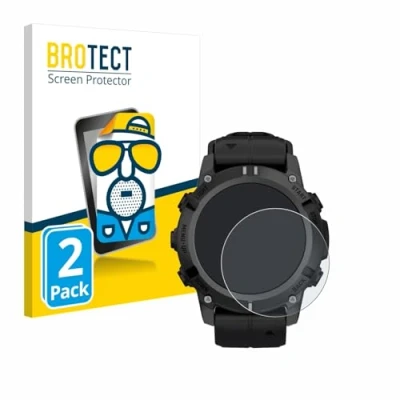 Abbildung von BROTECT Entspiegelungs Schutzfolie für Garmin Descent G2 (2 Stück) Matte Displayschutz Folie, Anti Reflex, Fingerprint