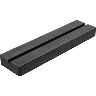 Abbildung von BGS 7012 Gummiauflage mit Nut für Hebebühnen 373 x 100 35 mm