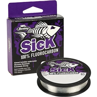 Abbildung von Berkley Sick Fluorocarbon Vorfachmaterial Clear 50m 0,30mm (7kg/15,5lb)
