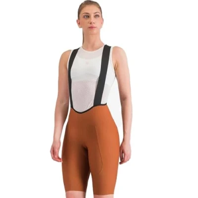 Abbildung von Castelli Espresso W Dt Bibshort Damen (Hellbraun S) Fahrradhosen