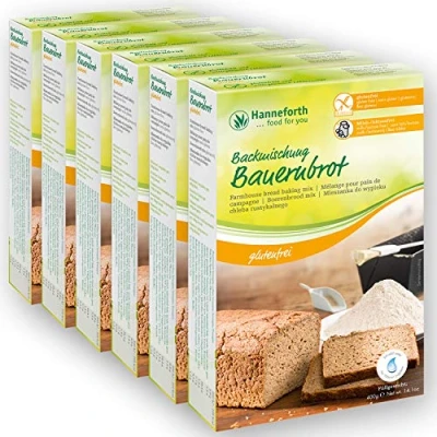Abbildung von Glutenfreie Backmischung Bauernbrot 6*400g Hanneforth