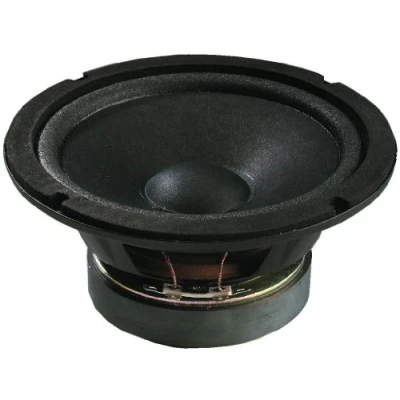 Abbildung von MONACOR SP 17/4 Universal Lautsprecher, Loudspeaker ideal für die Wiedergabe des Tiefmittelton Bereichs, Mid Range Lautsprecher den Selbsteinbau, in Schwarz