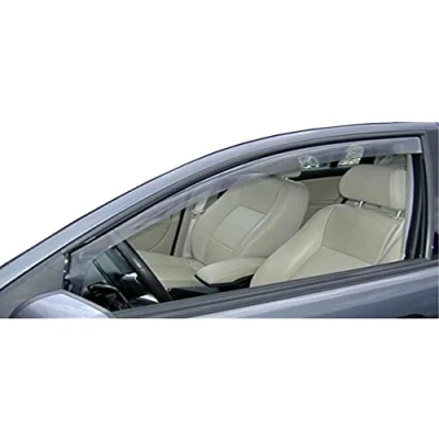 Abbildung von ClimAir CLS0033580D Windabweiser Fensterschacht, vorne schwarz VOLKSWAGEN: GOLF 6