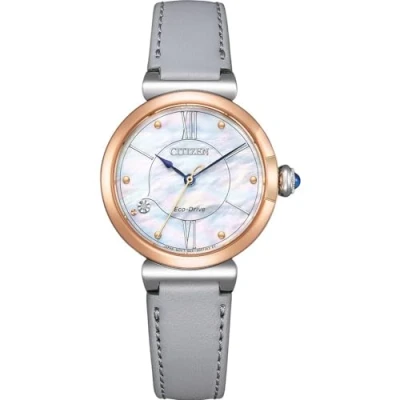 Abbildung von CITIZEN Damen Analog Quarz Uhr mit Edelstahl Armband EM1074 15D