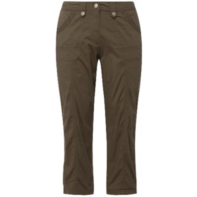 Abbildung von Ulla Popken Damen 7/8 Cargohose PANTS, khaki, W47 / L32