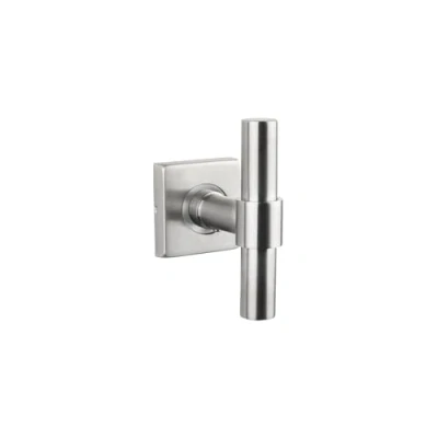 Abbildung von Lavuzo Türgriff Pesaro Edelstahl mit quadratischer Rosette Pro Set