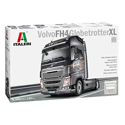 Abbildung von Italeri Modellbausatz 1:24 Volvo FH4 Globetrotter XL Truck LKW Plastik Modellbau Bau