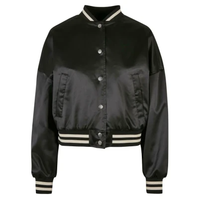 Abbildung von Urban Classics Oversized Bomberjacke, Damen, Größe: 4XL, Black
