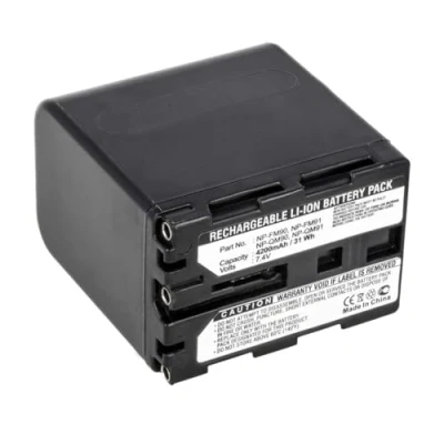 Abbildung von Akku King kompatibel mit Sony NP FM90, FM91, QM90, QM91 Li Ion 4200 mAh für DSR PDX10, HDR SR1, CCD TRV107, DCR TRV361