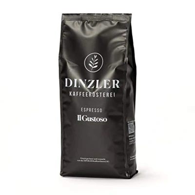Abbildung von Dinzler Kaffeerösterei Espresso Il Gustoso Espresso, Café, Gourmet Kaffee, als ganze Bohne (1kg Bohne)