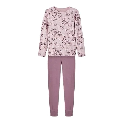 Abbildung von Name it Nkfnight Shadows Flower Nachtwäsche Set für Kinder, Größe: 86/92, Light pink