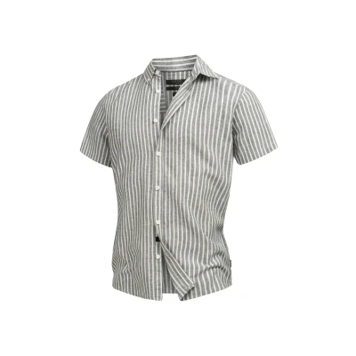Abbildung von Indicode Jeans Kurzarm Inbravida Hemd, Herren, Größe: Small, Beetle