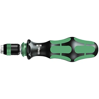 Abbildung von Wera 817 R SB Bits Handhalter mit Rapidaptor Schnellwechselfutter, 1/4 Zoll, 133 mm, 1 Stück, 05073541001