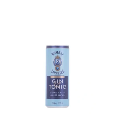 Abbildung von Bombay SAPPHIRE Gin &amp; Tonic 6,5% Vol. 12x0,25l Dosen