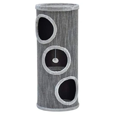 Abbildung von nanook Kratzbaum Kratztonne Tower grau 100 x 40 cm