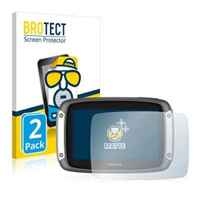 Abbildung von BROTECT Entspiegelungs Schutzfolie für TomTom Rider 400 (2 Stück) Matte Displayschutz Folie, Anti Reflex, Fingerprint