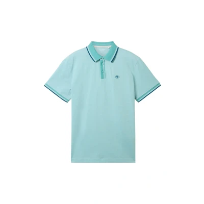Abbildung von TOM Tailor Poloshirt, Herren, Größe: Medium, Hellblau