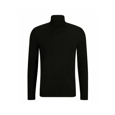 Abbildung von Falke Merino WOOL Turtleneck Pullover Strickpullover, Herren, Größe: Medium, Black