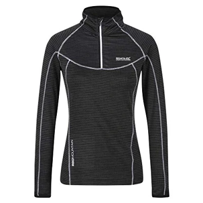 Abbildung von Regatta Damen Women&#039;s Yonder Half Zip Top, Black, 20