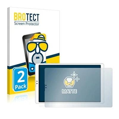 Abbildung von BROTECT Entspiegelungs Schutzfolie für Samsung Galaxy Tab A7 Lite LTE 2021 (im Querformat) (2 Stück) Matte Displayschutz Folie, Anti Fingerprint