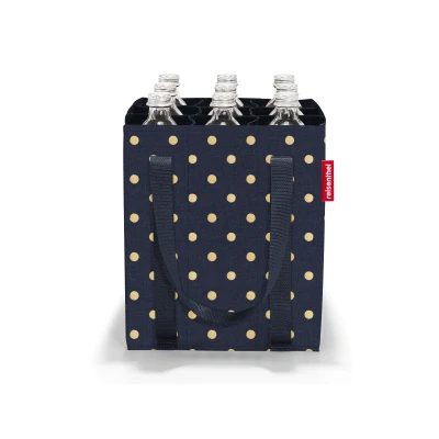 Abbildung von reisenthel bottlebag metallic dots blue