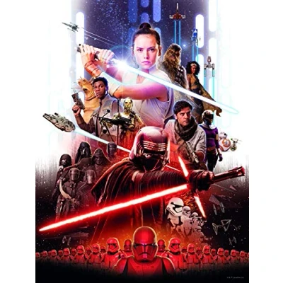 Abbildung von Komar Wandbild Star Wars Movie Poster Rey Kinderzimmer, Jugendzimmer, Dekoration, Kunstdruck ohne Rahmen WB175 40x50 Größe: 40 x 50 cm (Breite Höhe)