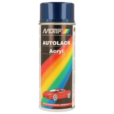 Abbildung von MOTIP 53925 Fahrzeug Kombinationslack 400ml Spraydose Blau Kompakt rot metallic 12 ml