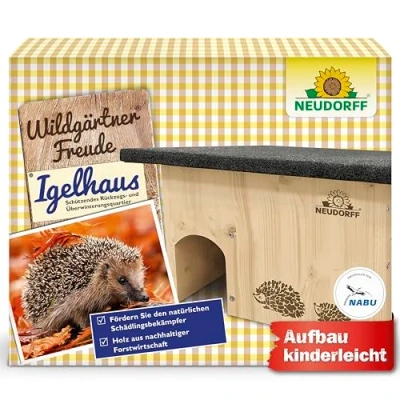 Abbildung von Neudorff Wildgärtner Freude Igelhaus bietet Igeln ein schützendes Rückzugs und Überwinterungsquartier, 1 Stück, mehrfarbig