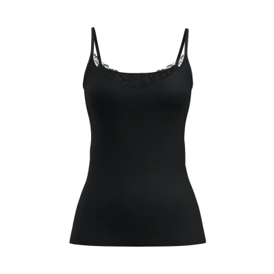 Abbildung von Calida Desire Spaghetti Unterhemd/shirt, Damen, Größe: 36/38, Schwarz