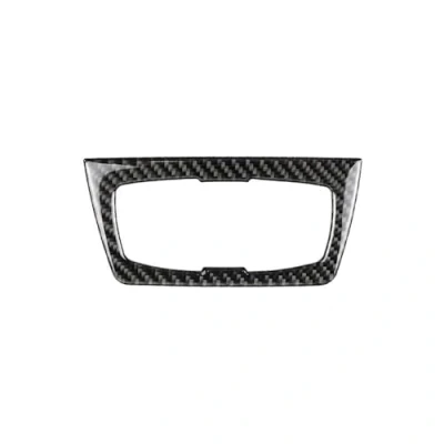 Abbildung von Interieurleisten Carbon Faser Auto Scheinwerfer Schalter Taste Zierrahmen Abdeckungs Aufkleber Innen passend for BMW 3er F30 F34 2013 17 Zubehör Interieur Dekor Carbon(2)