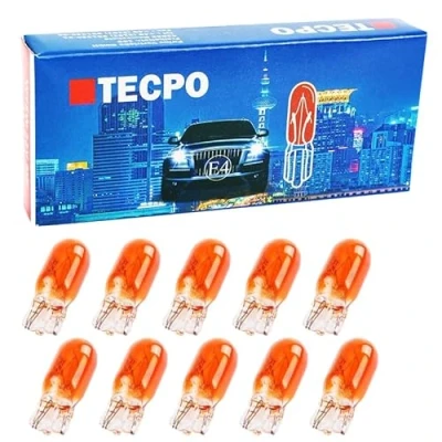 Abbildung von TECPO Glühbirnen WY5W 12V 5W Blinkerbirnen, 10 Stück