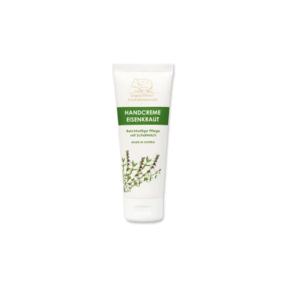 Abbildung von Florex Handcreme Eisenkraut Reichhaltige intensive Pflege bei trockenen strapazierten Händen mit Schafmilch ohne Palmöl 75 ml