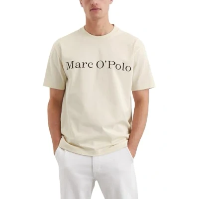 Abbildung von Marc O&#039;Polo Short Sleeve Tshirt print, Herren, Größe: Small, Linen white