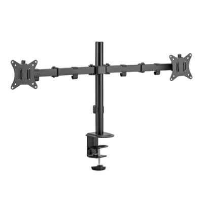Abbildung von LC Power Monitor Halterung für 17 32 Zoll Bildschirm bis zu 9 kg, Arm 2 Monitore, Höhenverstellbar Schwenkbar Neigbar Bildschirmhalterung den Schreibtisch, VESA 75x75/100x100