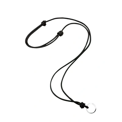 Abbildung von Elli Knotted Circle Halskette, Damen, Größe: 45, Schwarz